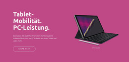 Mobilität Digitaler Tablets - Kostenlos Herunterladbare Joomla-Vorlage