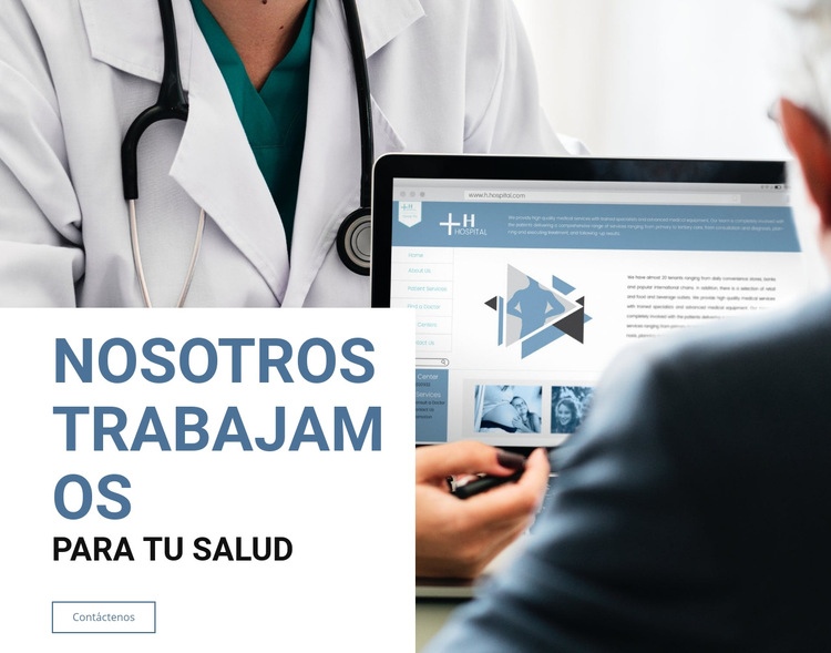 Trabajamos para ti Creador de sitios web HTML