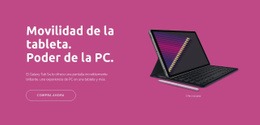 Diseño De Sitio Web Multipropósito Para Movilidad De Tableta Digital