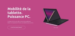 Conception De Sites Web Polyvalents Pour Mobilité Des Tablettes Numériques