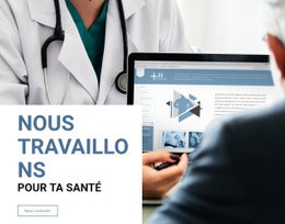 Nous Travaillons Pour Vous : Thème D'Une Page