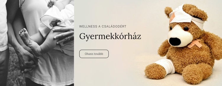 Gyermekkórház WordPress Téma