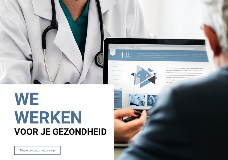 Wij werken voor jou Html Website Builder