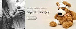 Szpital Dziecięcy - Przeciągnij I Upuść Stronę Docelową