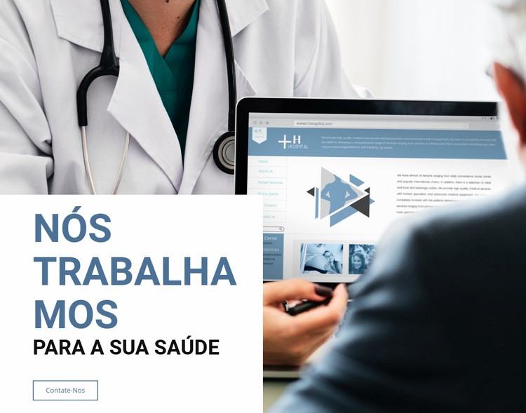 Nós trabalhamos para você Modelo HTML5