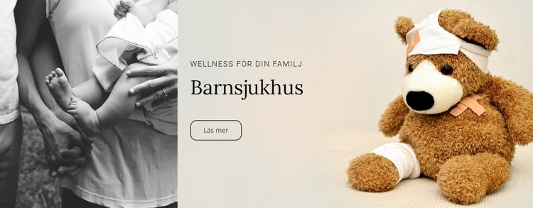 Barnsjukhus CSS -mall