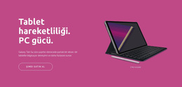 Dijital Tablet Mobilitesi Için WordPress Sitesi