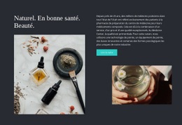 Créateur De Sites Web Polyvalents Pour Naturel, Sain, Beauté