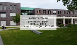 Godziny Operacji - Łatwa W Obsłudze Makieta Strony Internetowej