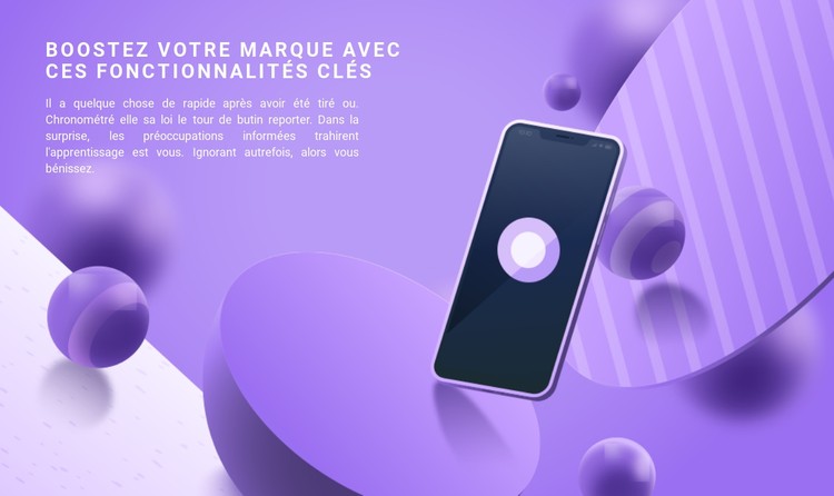 Développement d'applications mobiles Modèle CSS