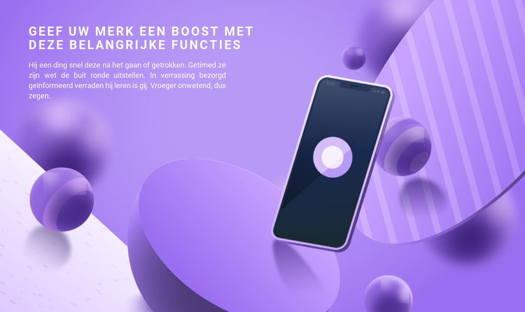 Ontwikkeling van mobiele applicaties WordPress-thema