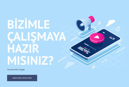 Başlık Ve Illüstrasyon - Ücretsiz Web Sitesi Şablonu