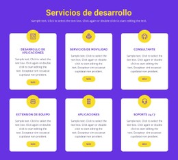 Desarrollo De Aplicaciones Personalizadas Plantilla CSS