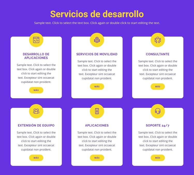 Desarrollo de aplicaciones personalizadas Plantilla CSS