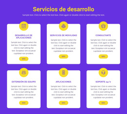 Desarrollo De Aplicaciones Personalizadas: Plantilla De Sitio Web Sencilla