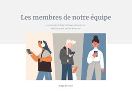 Créateur De Site Web Exclusif Pour Les Membres De Notre Équipe