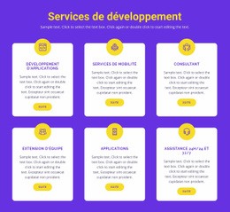 Développement D'Applications Personnalisées - Modèle HTML D'Une Page