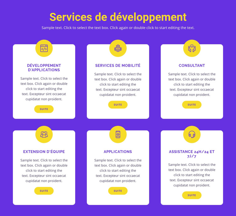 Développement d'applications personnalisées Thème WordPress