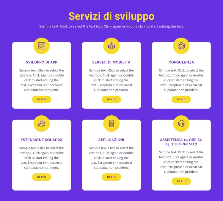 Sviluppo di applicazioni personalizzate Progettazione di siti web