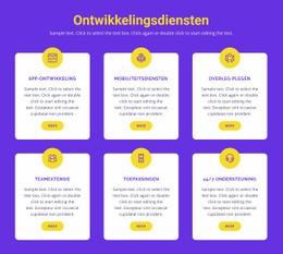 Ontwikkeling Van Applicaties Op Maat - HTML-Sjabloon Van Één Pagina