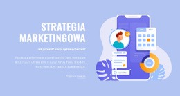 Responsywny Szablon Internetowy Dla Tekst I Ilustracja