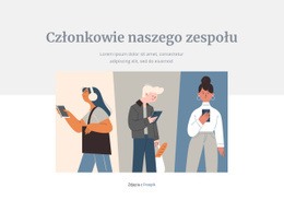 Członkowie Naszego Zespołu - Projekt Strony Internetowej