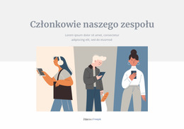 Członkowie Naszego Zespołu - Łatwy W Użyciu Szablon Joomla