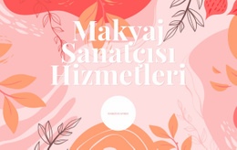 Çiçek Arka Plan - Web Sitesi Tasarımı