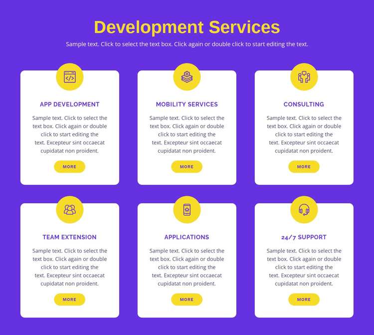 Custom application development Website Builder Software
