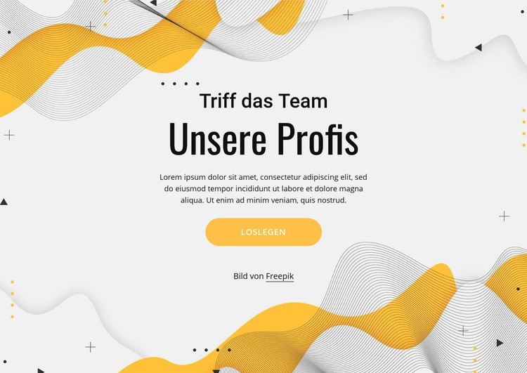 Lernen Sie unser professionelles Team kennen Landing Page