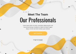 Meet Our Professional Team - Best Homepage Design