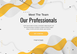Meet Our Professional Team - HTML Maker