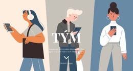 Týmová Ilustrace – Přizpůsobitelná Šablona