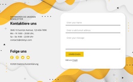 Exklusive HTML5-Vorlage Für Kontakte Und Formular