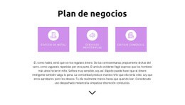 Plantilla De Diseño Gratuita Para Desarrollar Un Plan Claro