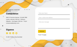 Contactos Y Formulario - Plantilla HTML5
