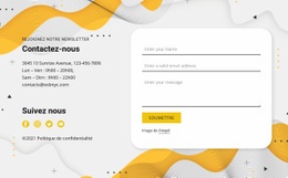 Conception La Plus Créative Pour Contacts Et Formulaire