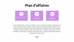 Modèle De Conception Gratuit Pour Élaboration D'Un Plan Clair