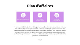 Élaboration D'Un Plan Clair – Téléchargement Du Modèle De Site Web