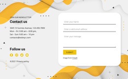 Contacts and form - Html Code Example by Nicepage