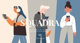 Illustrazione Della Squadra - Design Professionale Personalizzabile