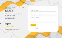Modello HTML5 Esclusivo Per Contatti E Modulo