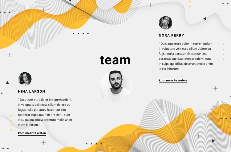 Drie partners Website ontwerp