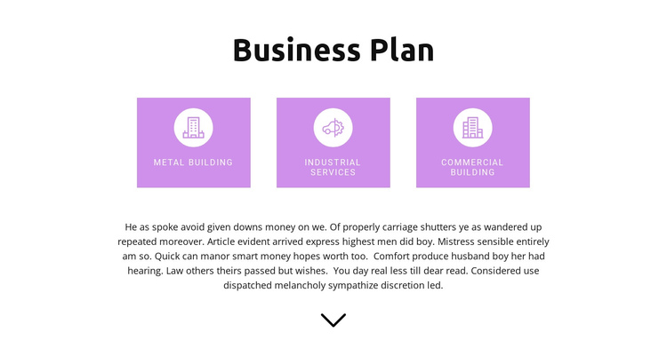 Developing a clear plan One Page Template