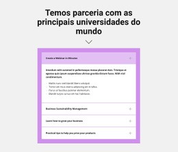 Título E Acordeão - HTML Website Builder