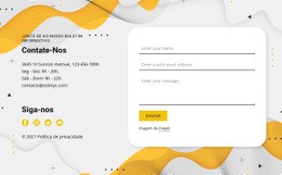 Design Mais Criativo Para Contatos E Formulário