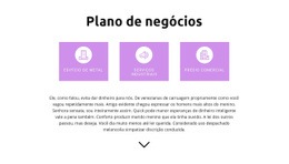 Modelo De Design Gratuito Para Desenvolvendo Um Plano Claro