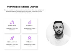 Página Da Web Para Analytics E Resultados