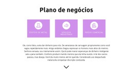 Desenvolvendo Um Plano Claro - Modelo HTML5 De Página Única