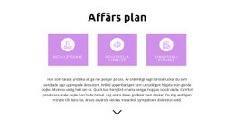 Utarbeta En Tydlig Plan - HTML-Sidmall